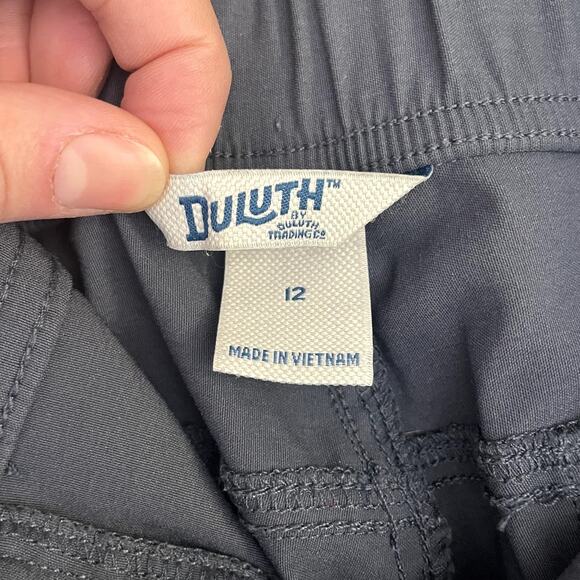 Duluth Trading Co. Dry On The Fly 10" Shorts Ink Size 12 Hiking Camping Outdoors - Picture 11 of 13